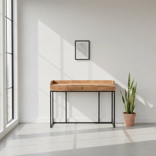 Hanovre - Bureau en acacia massif 125cm