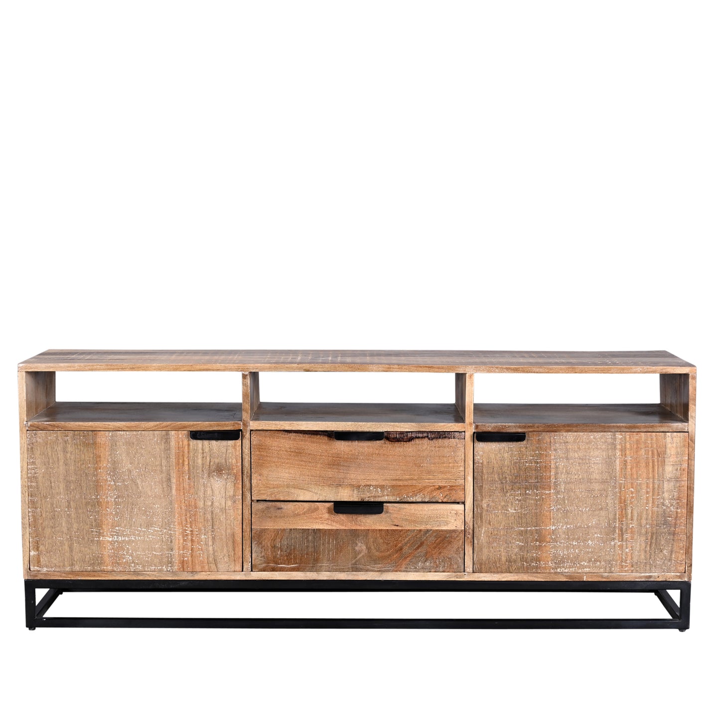 Barcelone - Meuble TV en manguier massif 140 cm