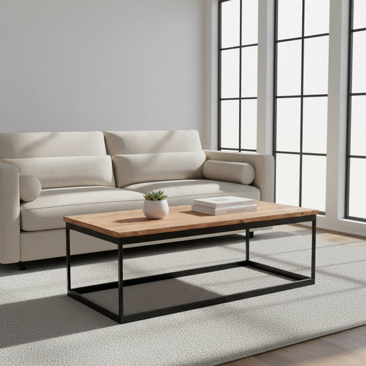 Porto - Table basse en acacia massif 127 cm